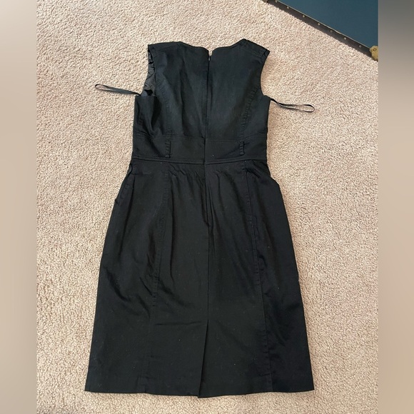 WHITE HOUSE BLACK MARKET Black Sleeveless Midi Dress - Picture 9 of 9